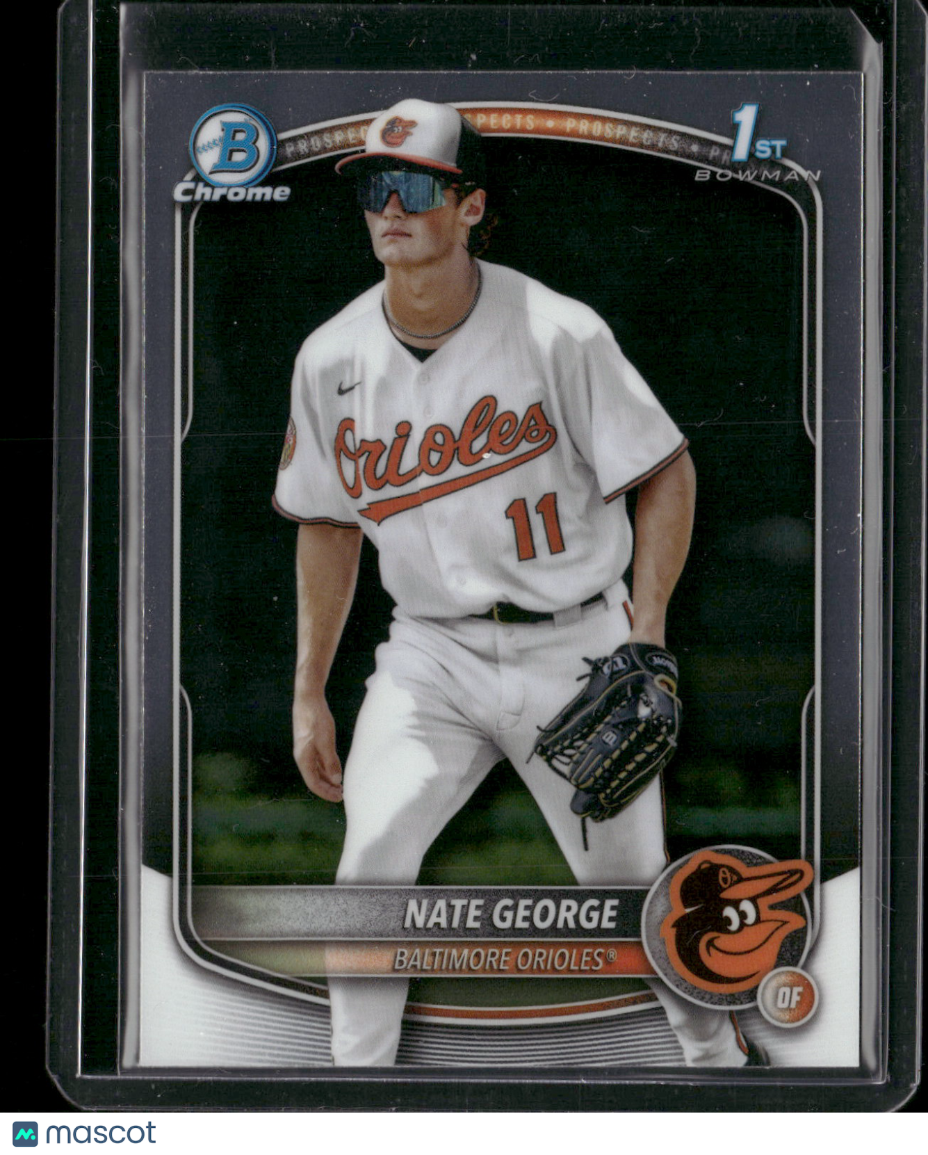 2025 Bowman Chrome Nate George #BCP-184 1st Bowman