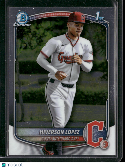 2025 Bowman Chrome Hiverson López #BCP-196 1st Bowman