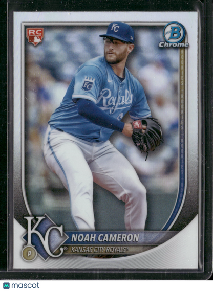 2025 Bowman Chrome Noah Cameron #67 Red Rookie Refractor RC