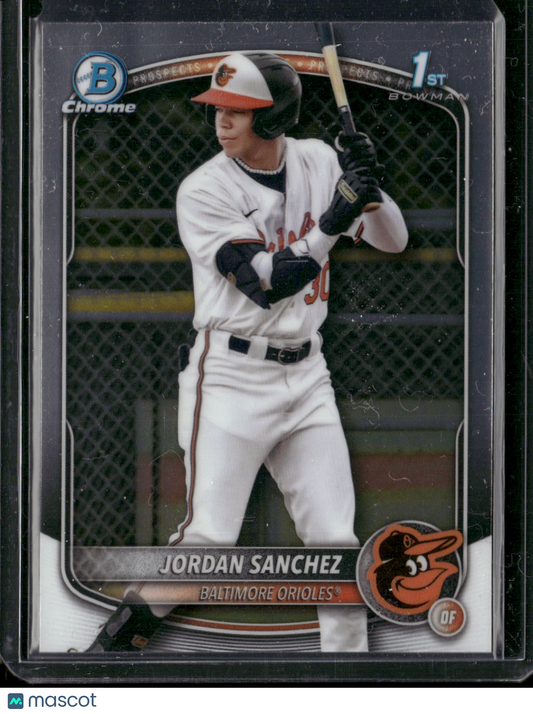 2025 Bowman Chrome Jordan Sanchez #BCP-208 Base 1st Bowman