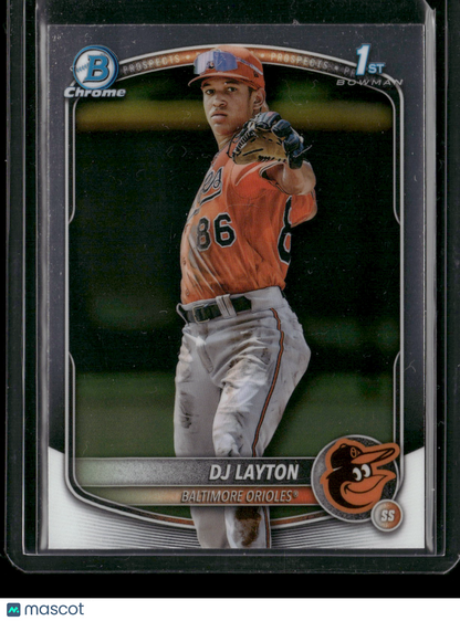 2025 Bowman Chrome DJ Layton #BCP-252 1st Bowman