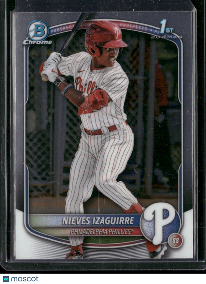 2025 Bowman Chrome Nieves Izaguirre #BCP-232 1st Bowman