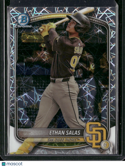 2025 Topps Bowman Chrome Ethan Salas #BCP-169 Laser Refractor