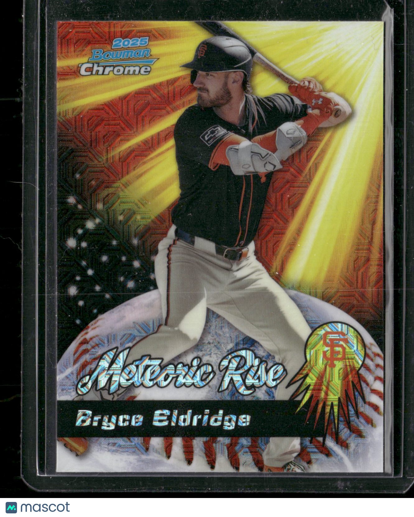 2025 Bowman Chrome Meteoric Rise Bryce Eldridge #MR-1 Mega Box Mojo Refractor