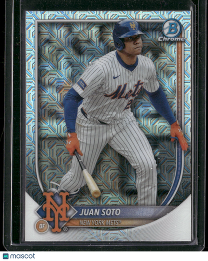 2025 Bowman Chrome Juan Soto #22 Mega Box Mojo Refractor