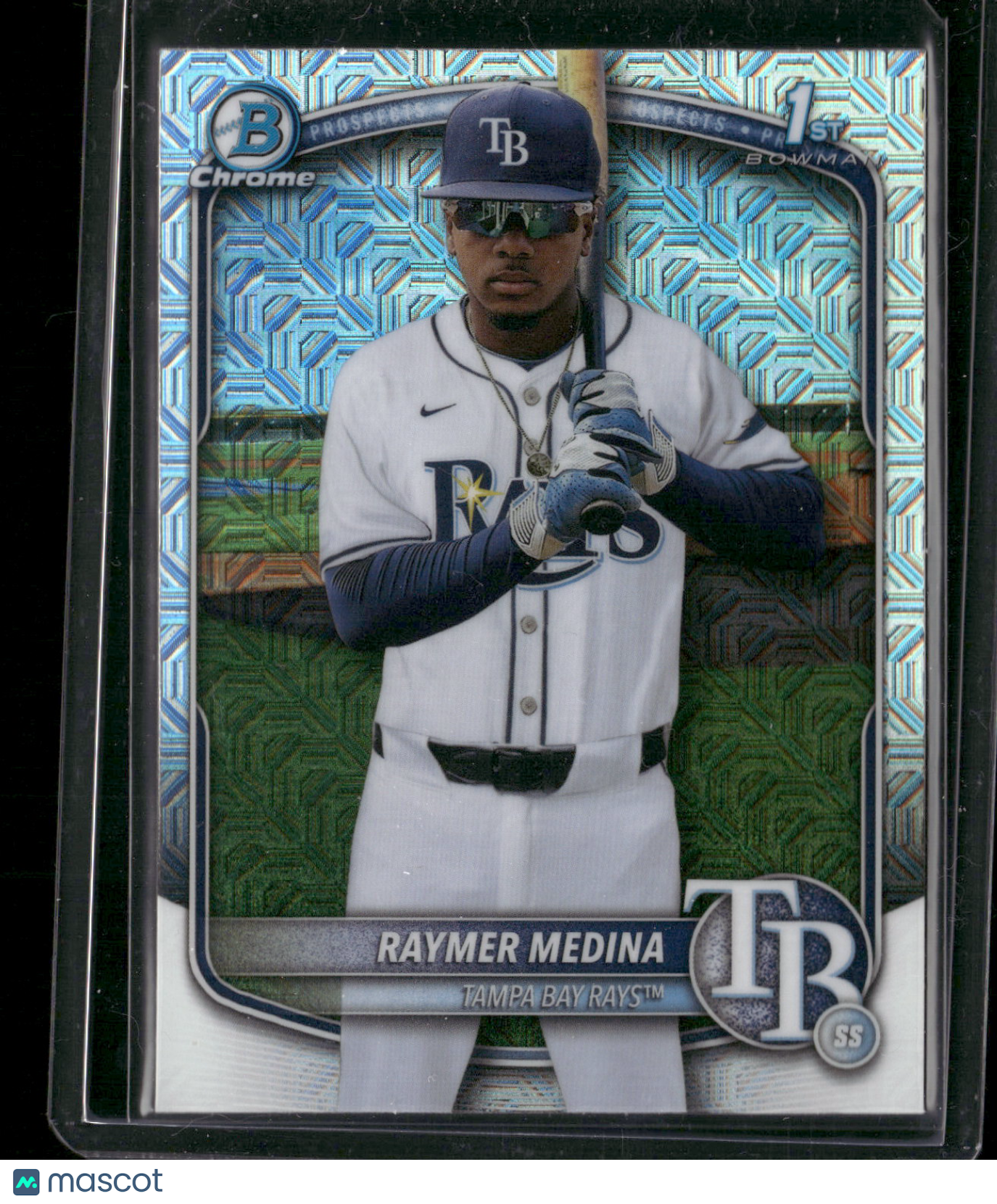 2025 Bowman Chrome Raymer Medina #BCP-175 Mega Box Mojo Refractor 1st Bowman