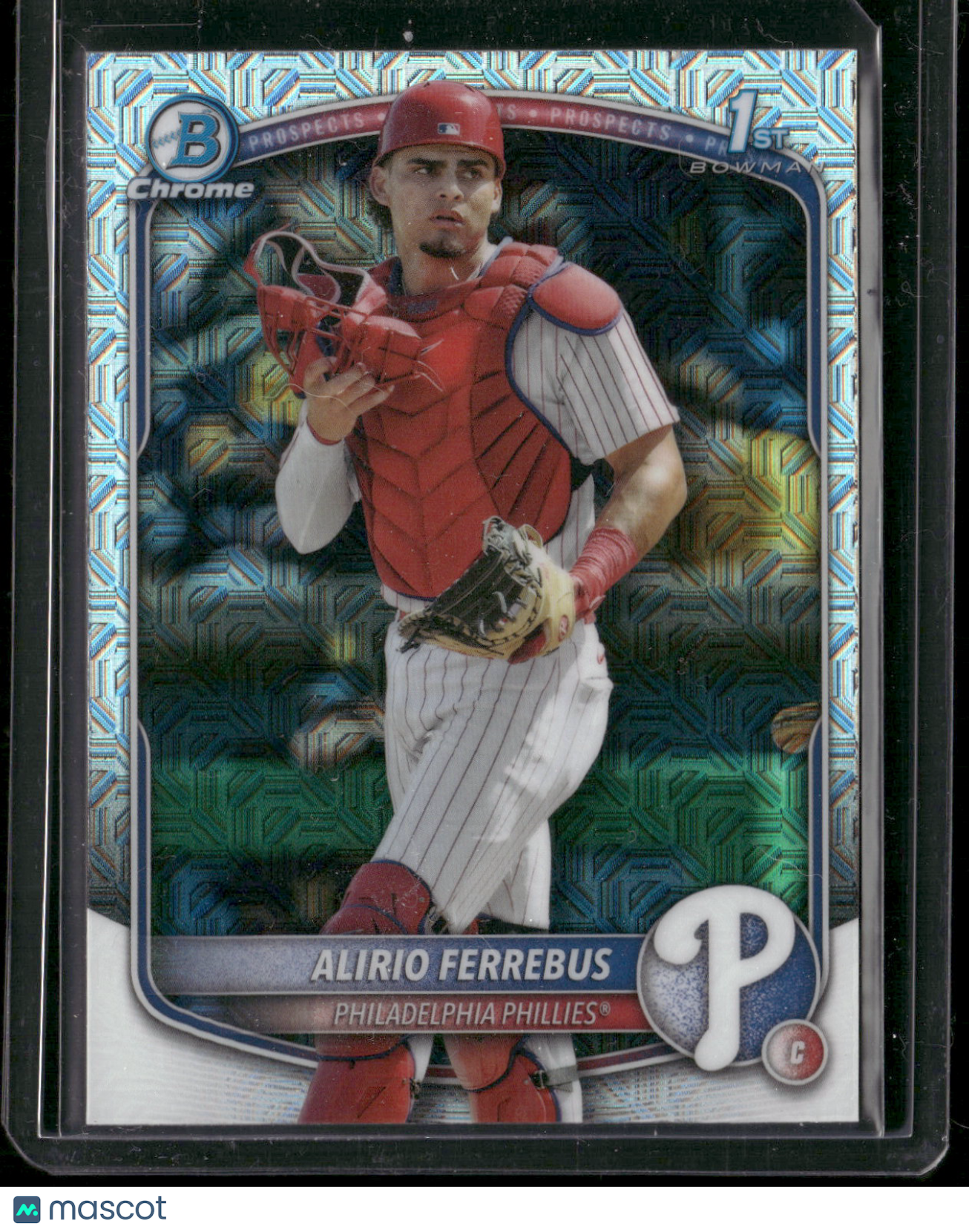 2025 Bowman Chrome Alirio Ferrebus #BCP-198 Mega Box Mojo Refractor 1st Bowman