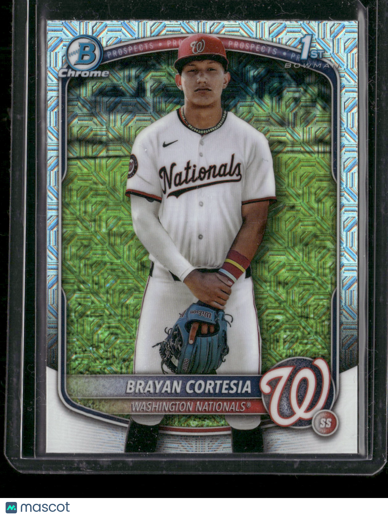 2025 Bowman Chrome Brayan Cortesia #BCP-211 Mega Box Mojo Refractor 1st Bowman