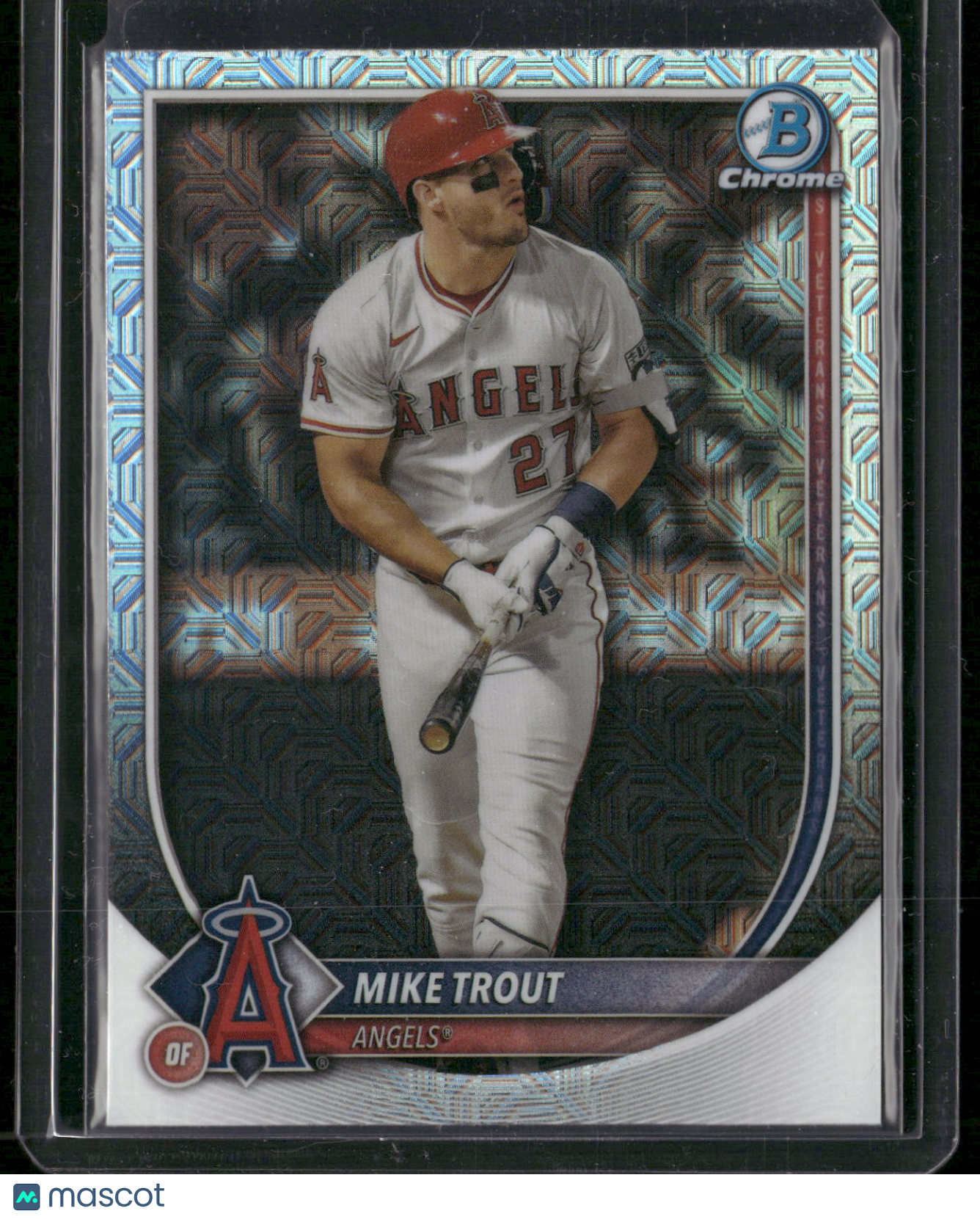 2025 Bowman Chrome Mike Trout #27 Mega Box Mojo Refractor