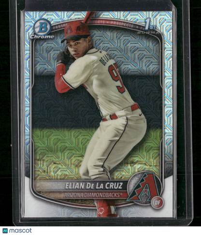 2025 Bowman Chrome Elian De La Cruz #BCP-249 Mega Box Mojo Refractor 1st Bowman