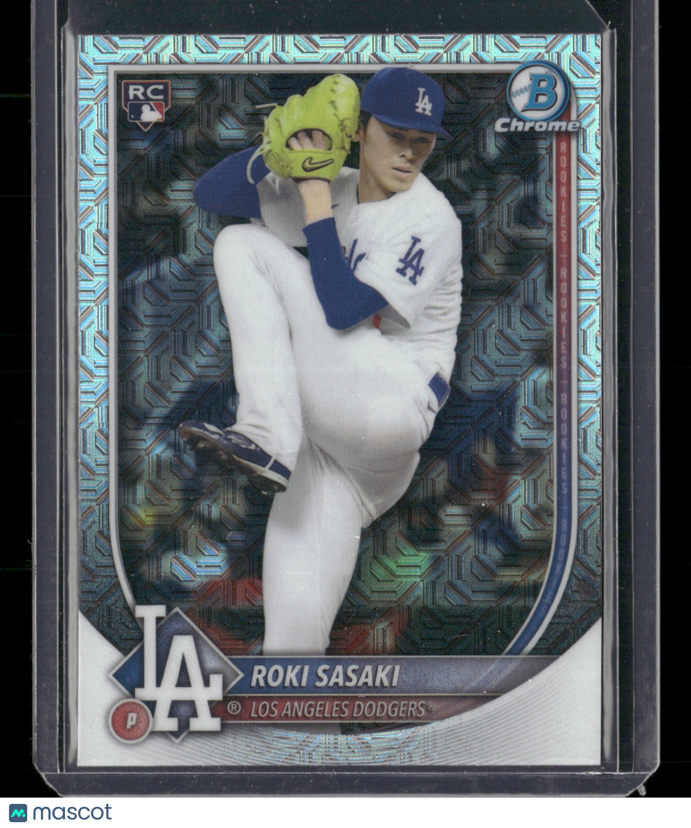 2025 Bowman Chrome Roki Sasaki #12 Mega Box Mojo Refractor RC
