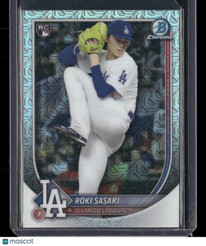 2025 Bowman Chrome Roki Sasaki #12 Mega Box Mojo Refractor RC