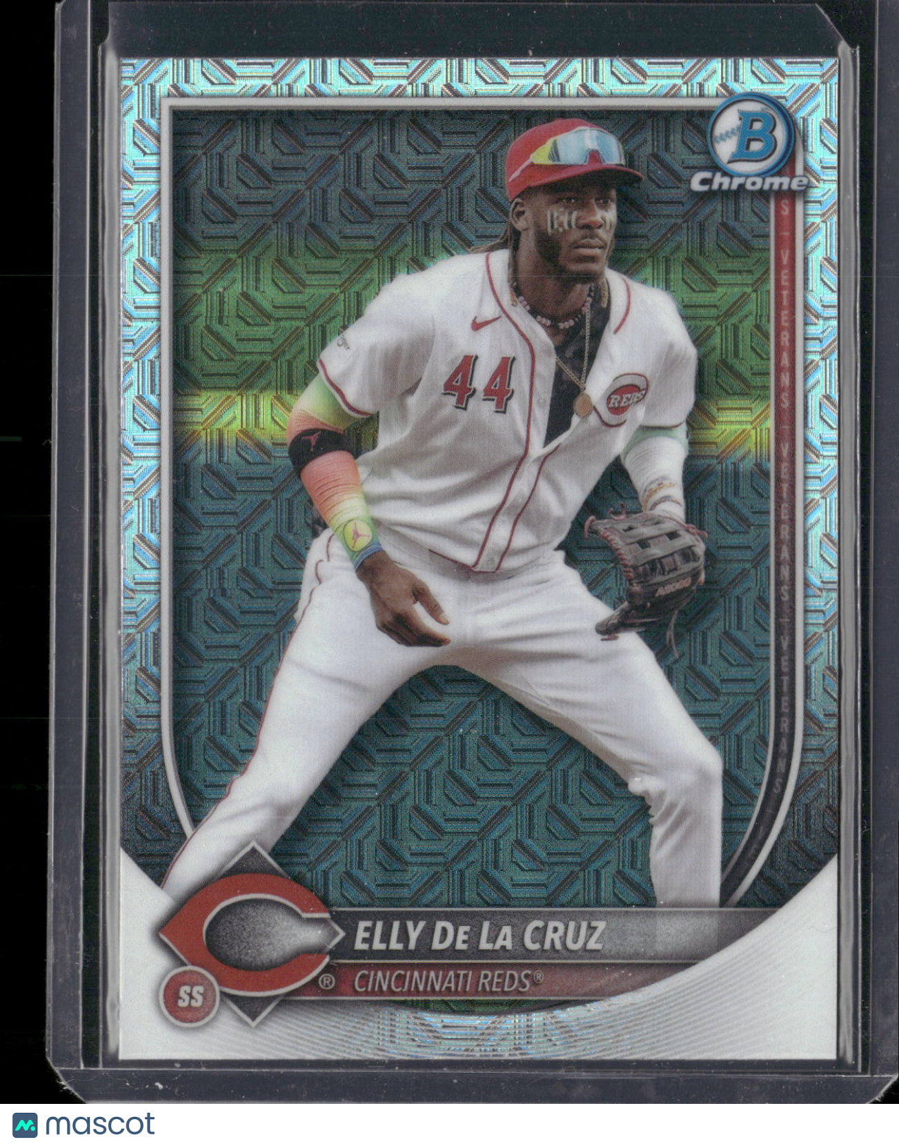 2025 Bowman Chrome Elly De La Cruz #44 Mega Box Mojo Refractor