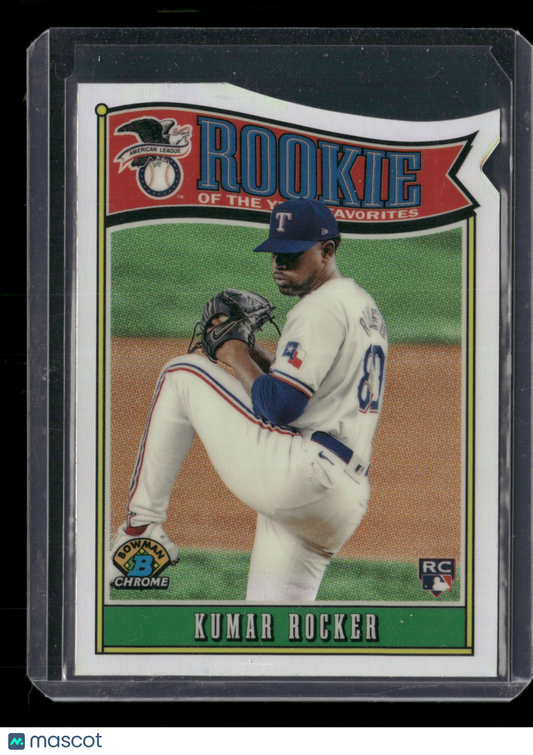 2025 Bowman Chrome Kumar Rocker #ROY-5 Rookie of the Year Favorites RC
