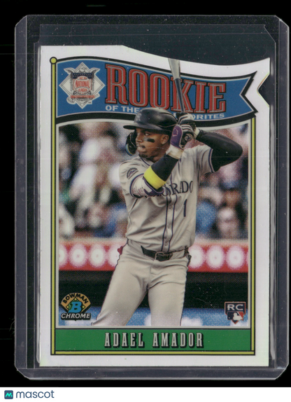 2025 Bowman Chrome Adael Amador #ROY-13 Rookie of the Year Favorites RC