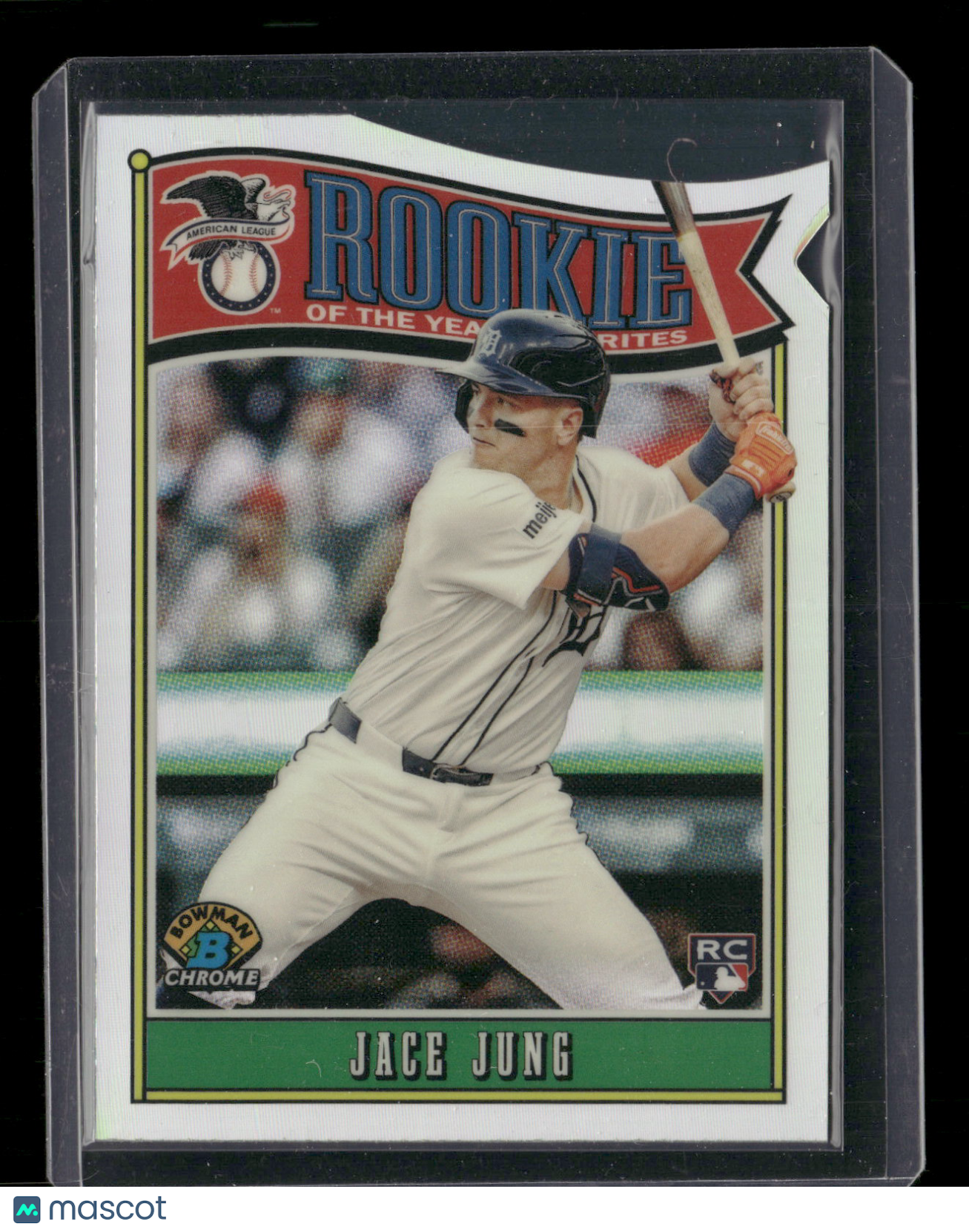 2025 Bowman Chrome Jace Jung #ROY-8 Rookie of the Year Favorites RC