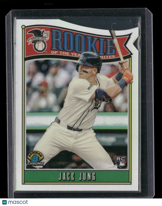 2025 Bowman Chrome Jace Jung #ROY-8 Rookie of the Year Favorites RC