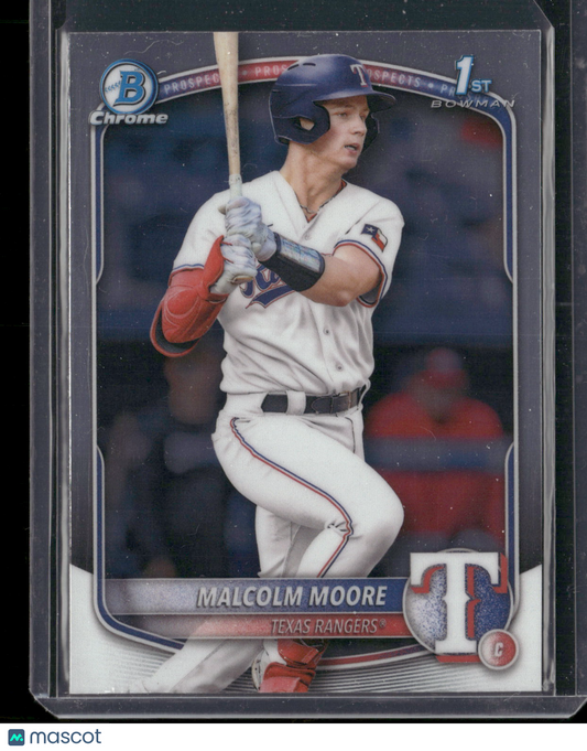 2025 Bowman Chrome Malcolm Moore #BCP-129 1st Bowman