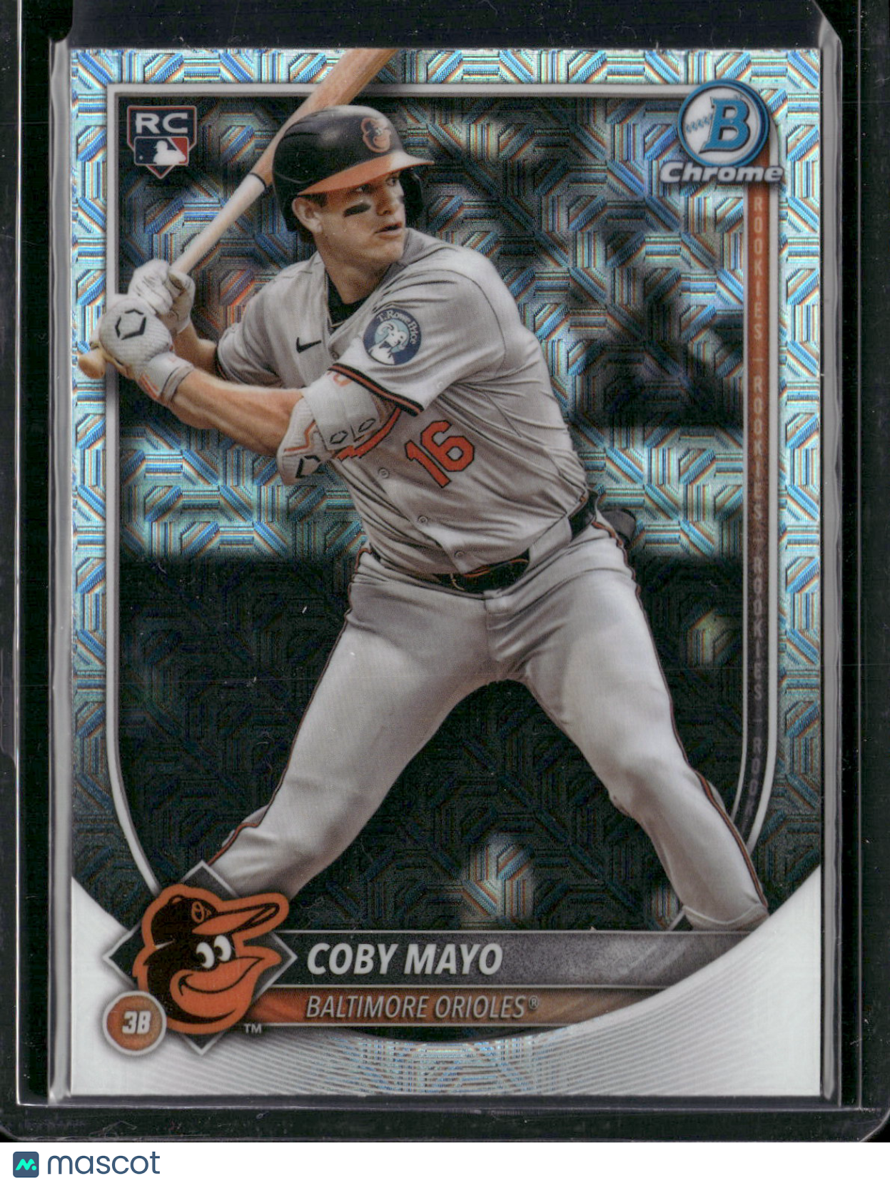 2025 Bowman Chrome Coby Mayo #83 Mega Box Mojo Refractor RC