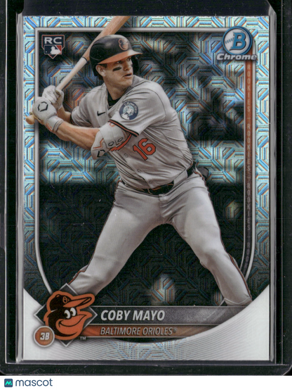 2025 Bowman Chrome Coby Mayo #83 Mega Box Mojo Refractor RC