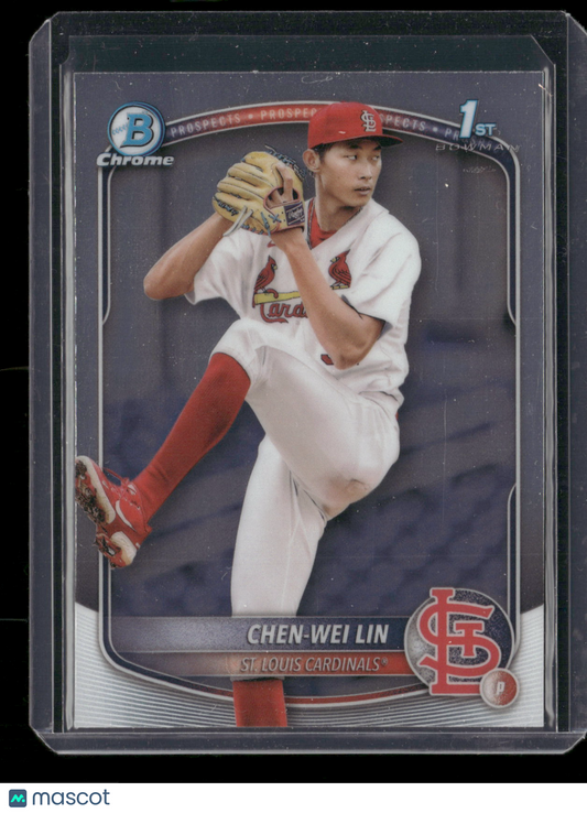 2025 Bowman Chrome Chen-Wei Lin #BCP-141 1st Bowman