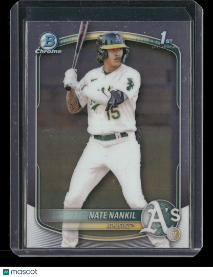 2025 Bowman Chrome Nate Nankil #BCP-102 1st Bowman