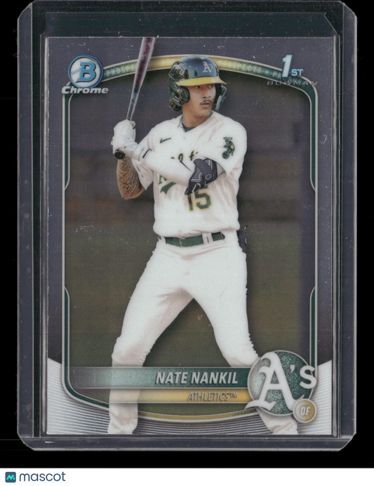 2025 Bowman Chrome Nate Nankil #BCP-102 1st Bowman