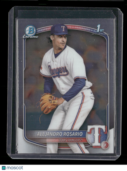 2025 Bowman Chrome Alejandro Rosario #BCP-125 1st Bowman