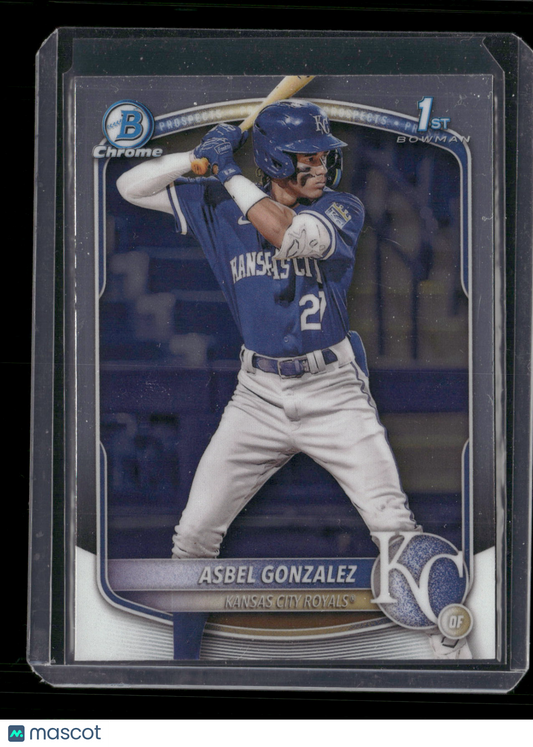 2025 Bowman Chrome Asbel Gonzalez #BCP-4 1st Bowman