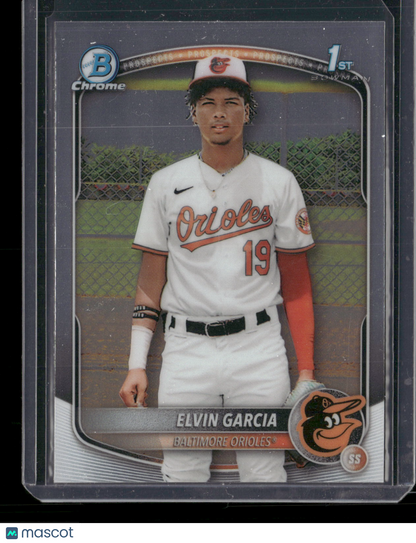 2025 Bowman Chrome Elvin Garcia #BCP-124 1st Bowman