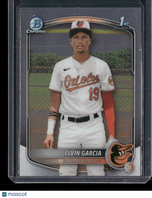2025 Bowman Chrome Elvin Garcia #BCP-124 1st Bowman