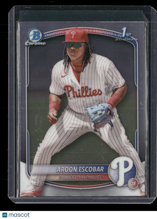 2025 Bowman Chrome Aroon Escobar #BCP-65 1st Bowman