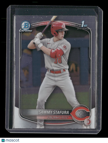 2025 Bowman Chrome Sammy Stafura #BCP-100 1st Bowman