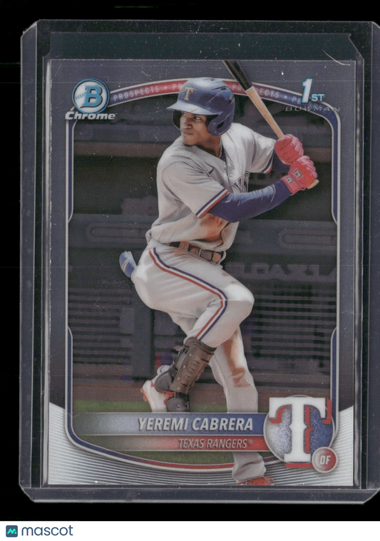 2025 Bowman Chrome Yeremi Cabrera #BCP-146 1st Bowman