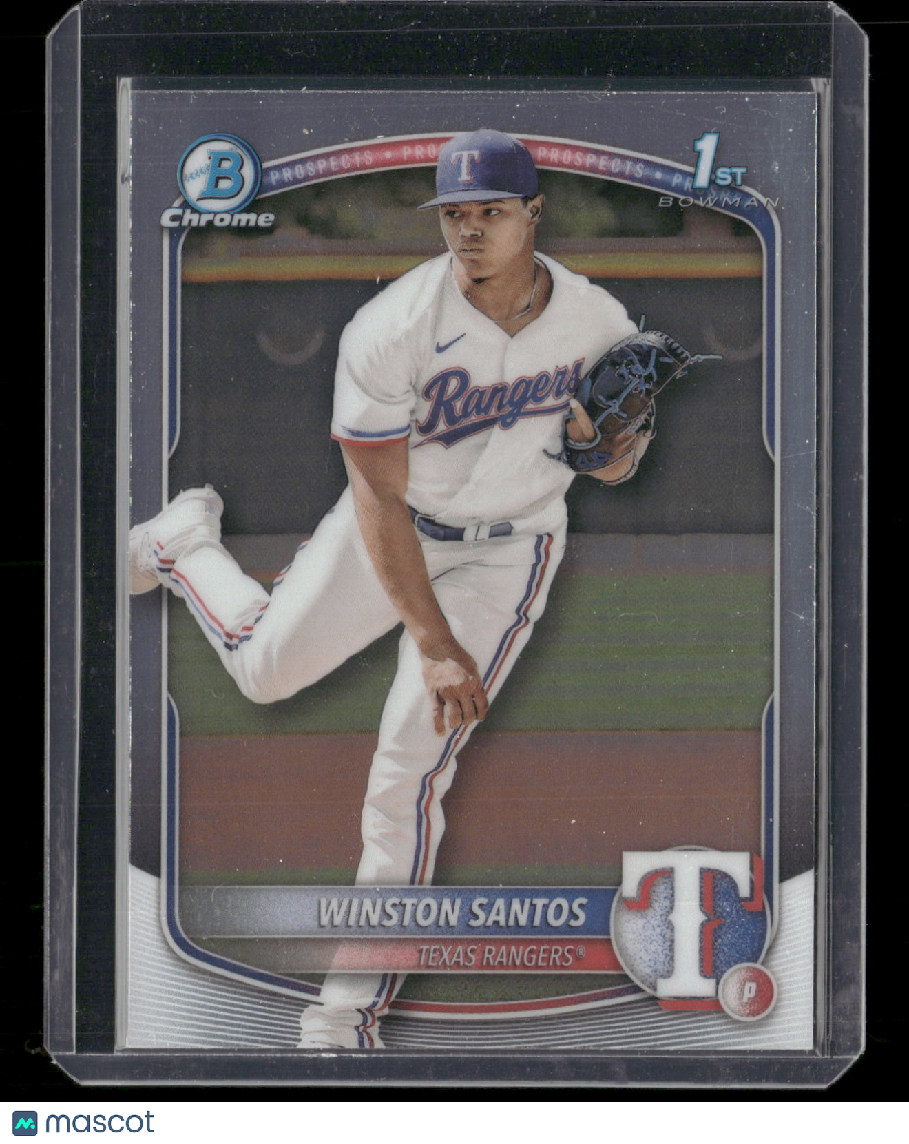 2025 Bowman Chrome Winston Santos #BCP-121 1st Bowman