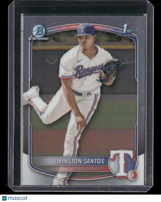 2025 Bowman Chrome Winston Santos #BCP-121 1st Bowman