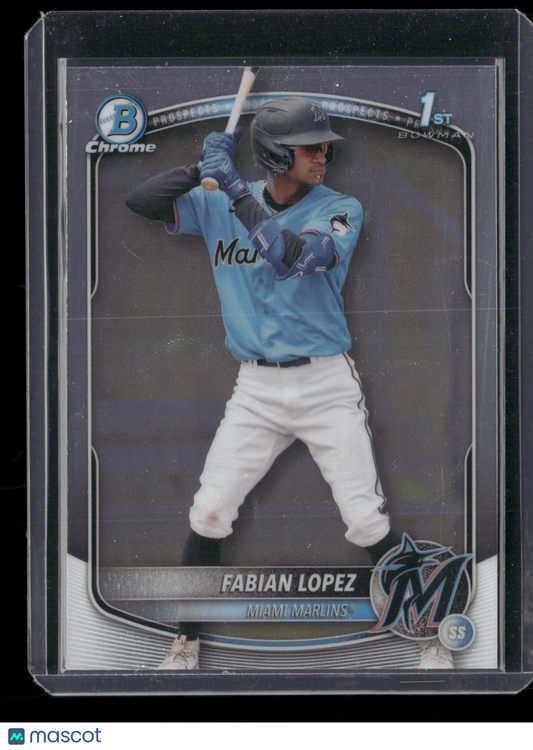 2025 Bowman Chrome Fabian Lopez #BCP-19 1st Bowman