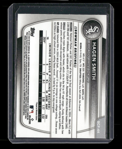 2025 Bowman Chrome Hagen Smith #BCP-44