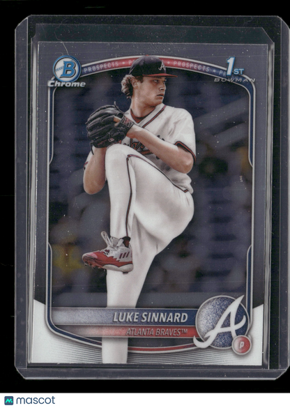 2025 Bowman Chrome Luke Sinnard #BCP-62 1st Bowman