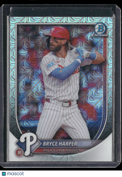 2025 Bowman Chrome Bryce Harper #3 Mega Box Mojo Refractor