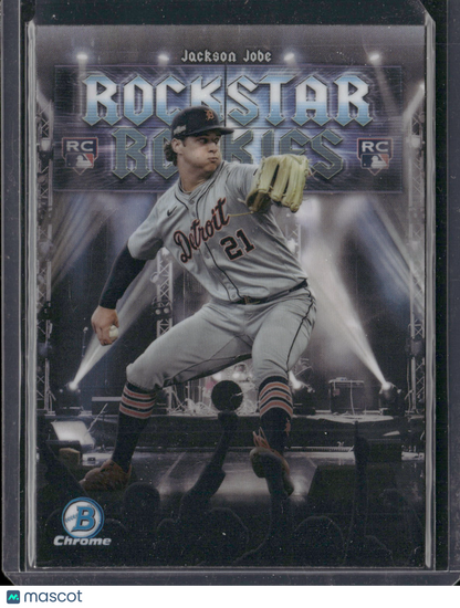 2025 Bowman Chrome Jackson Jobe #RR-10 Rockstar Rookies RC
