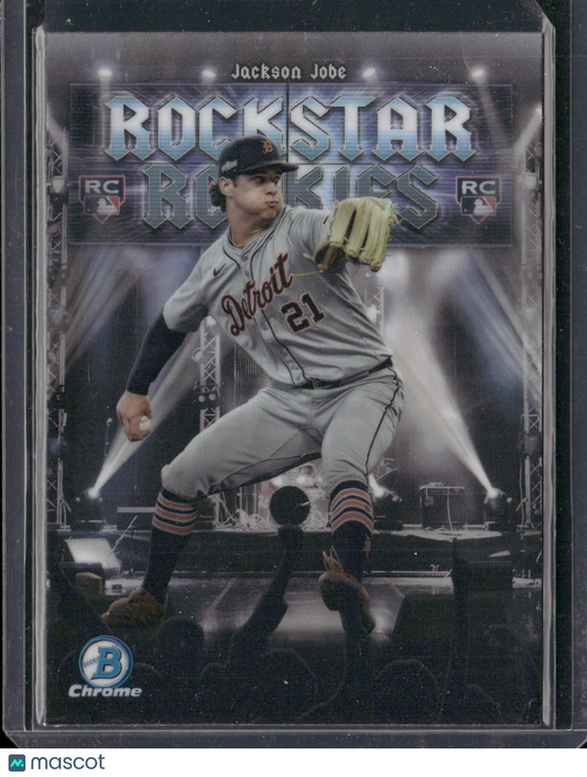 2025 Bowman Chrome Jackson Jobe #RR-10 Rockstar Rookies RC