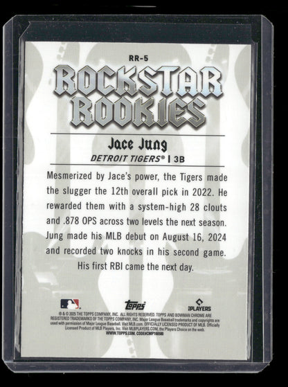 2025 Bowman Chrome Jace Jung #RR-5 Rockstar Rookies RC
