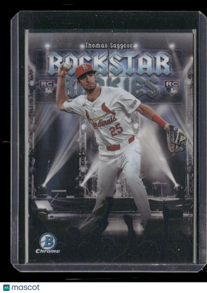 2025 Bowman Chrome Thomas Saggese #RR-17 Rockstar Rookies RC