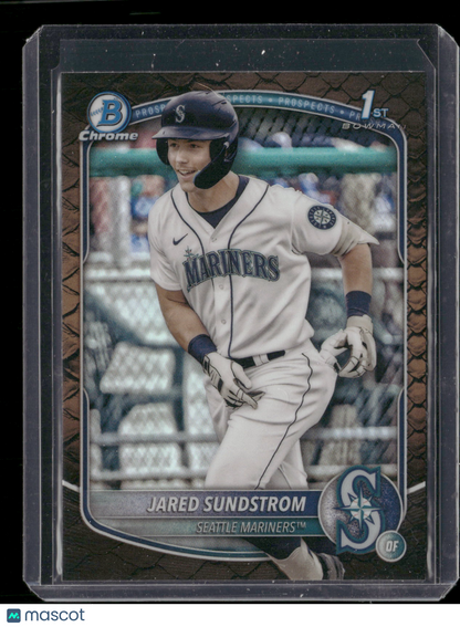 2025 Bowman Chrome Jared Sundstrom #BCP-85 Reptilian Refractor 1st Bowman