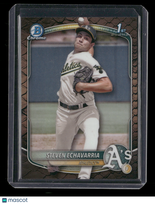 2025 Bowman Chrome Steven Echavarria #BCP-73 Reptilian Refractor 1st Bowman