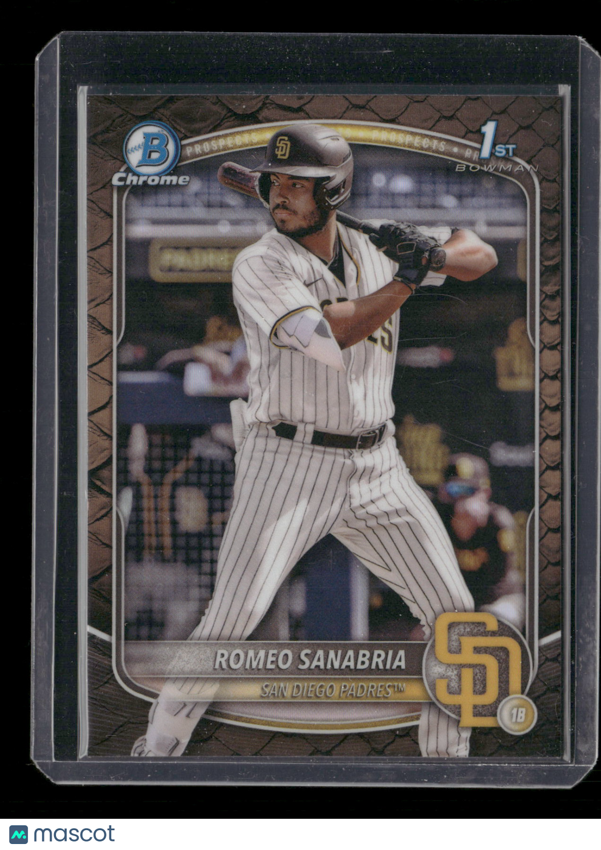 2025 Bowman Chrome Romeo Sanabria #BCP-3 Reptillian Refractor 1st Bowman
