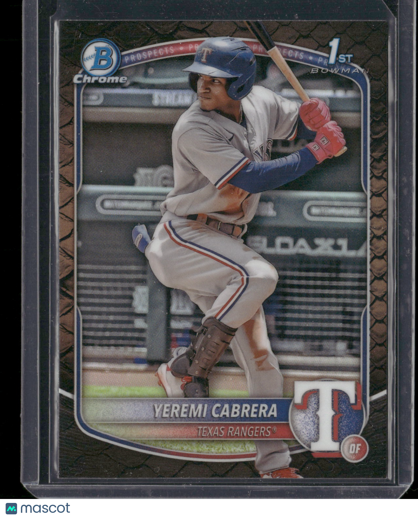 2025 Bowman Chrome Yeremi Cabrera #BCP-146 Reptillian Refractor 1st Bowman