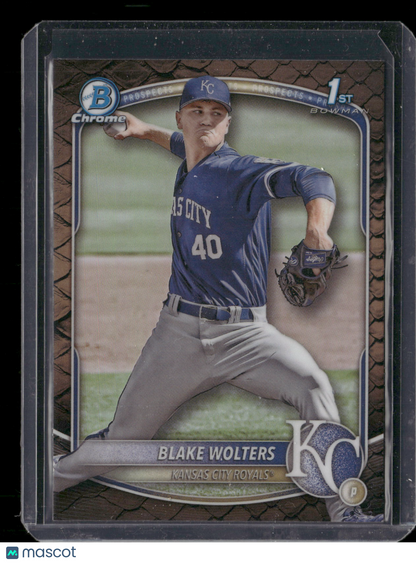 2025 Bowman Chrome Blake Wolters #BCP-76 Reptilian Refractor 1st Bowman