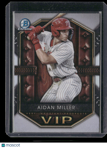 2025 Bowman Chrome Aidan Miller #VIP-19 Very Important Prospects